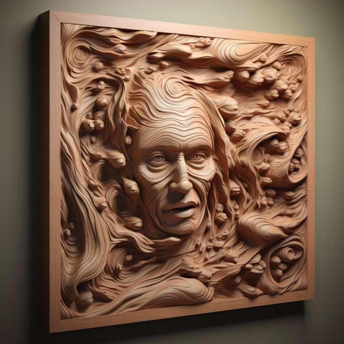 نموذج ثلاثي الأبعاد لآلة CNC 3D Art 